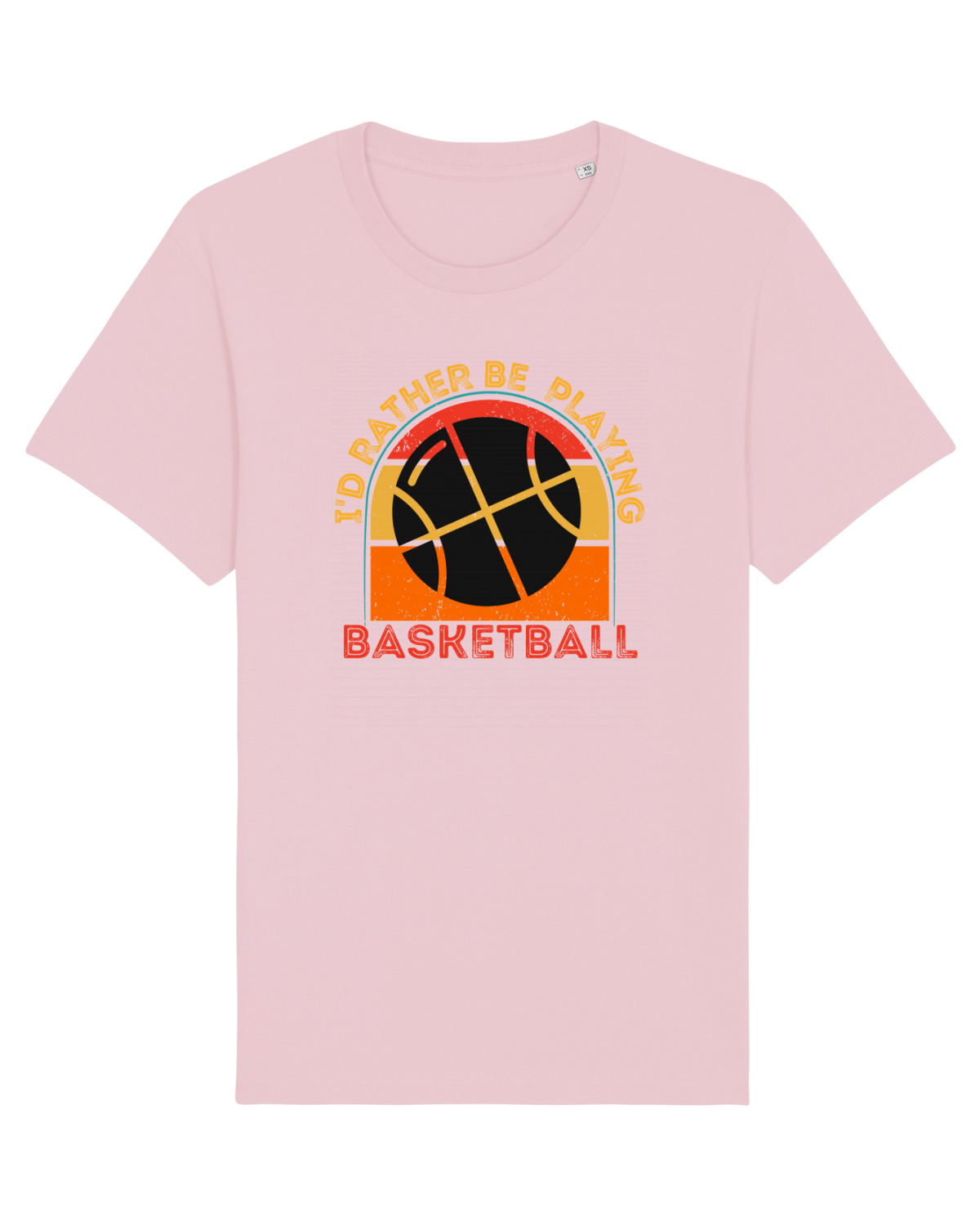 Tricou mânecă scurtă Unisex Rocker Cotton Pink