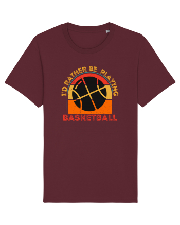 For Basketball Lovers Burgundy