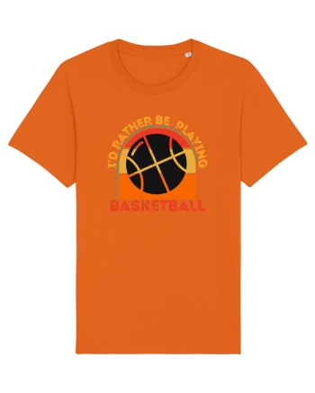 For Basketball Lovers Bright Orange