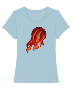 For Basketball Lovers Tricou mânecă scurtă guler larg fitted Damă Expresser
