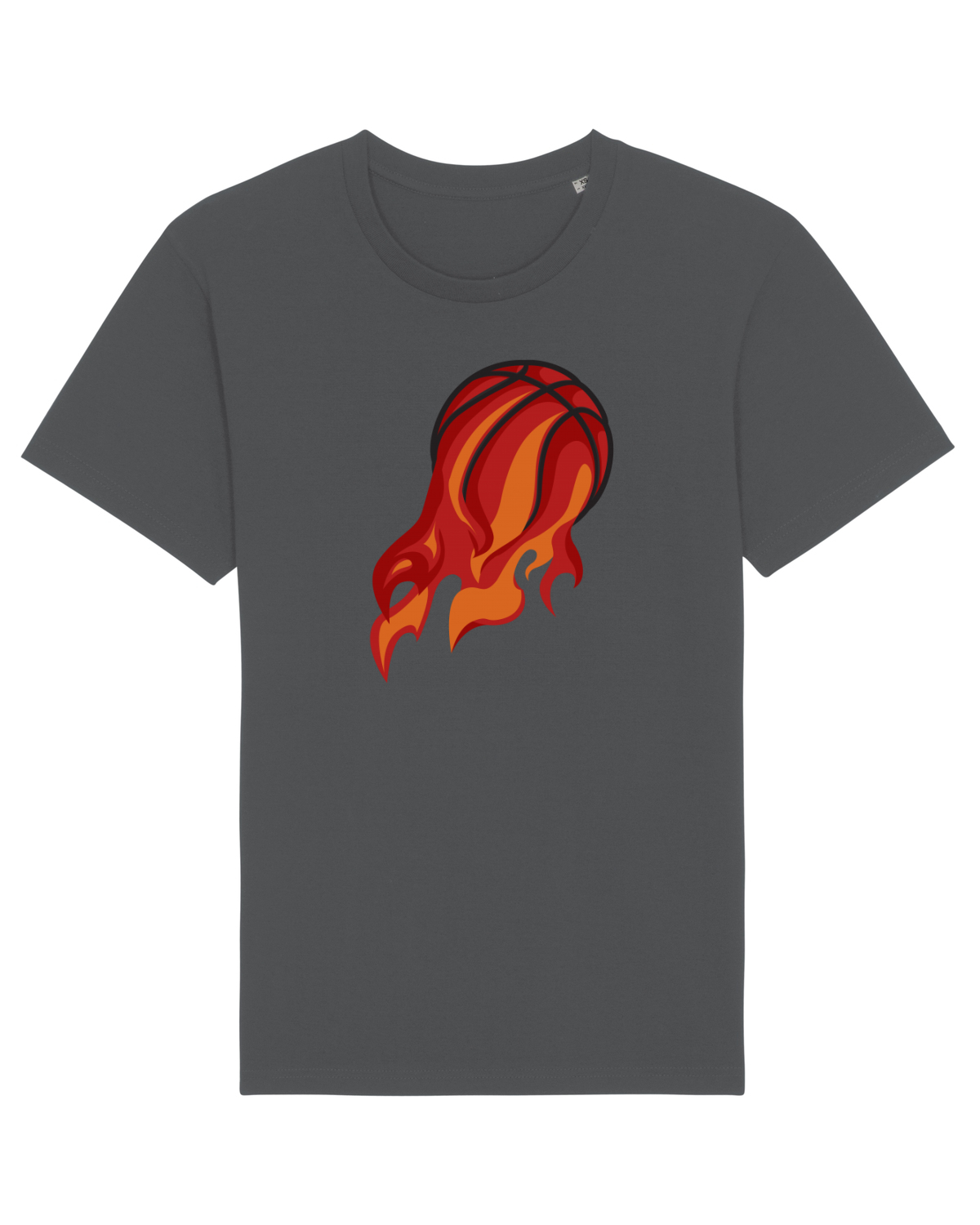 Tricou mânecă scurtă Unisex Rocker Anthracite