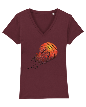 For Basketball Lovers Burgundy