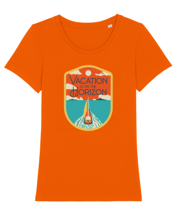 Vacation Is On The Horizon Bright Orange