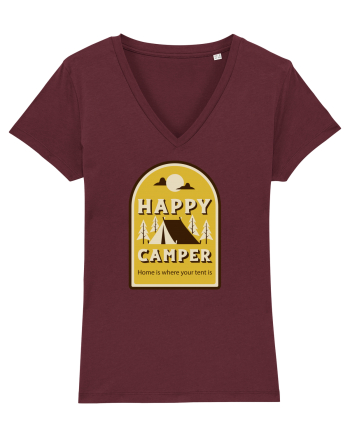 Happy Camper Burgundy