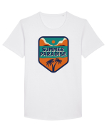 Summer Paradise Tricou mânecă scurtă guler larg Bărbat Skater