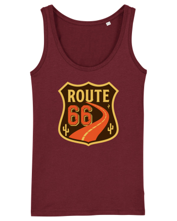  Retro Route 66 Burgundy
