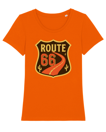  Retro Route 66 Bright Orange