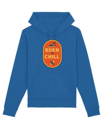  Retro Born To Chill Royal Blue
