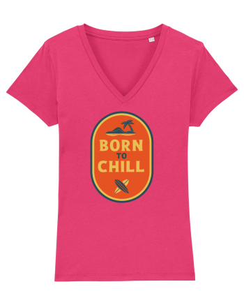  Retro Born To Chill Raspberry