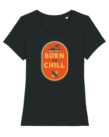  Retro Born To Chill Black