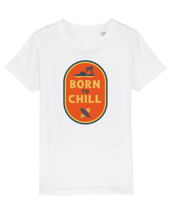  Retro Born To Chill White