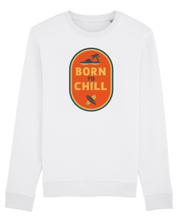  Retro Born To Chill White