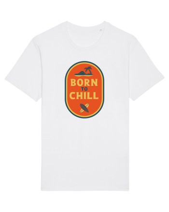  Retro Born To Chill White