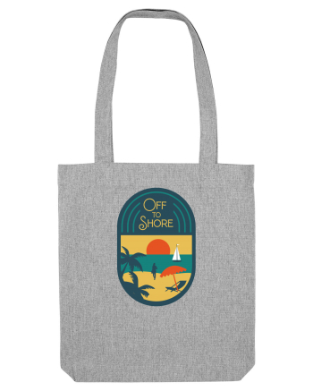 Retro Off To Shore Heather Grey