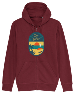 Retro Off To Shore Hanorac cu fermoar Unisex Connector