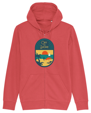 Retro Off To Shore Carmine Red