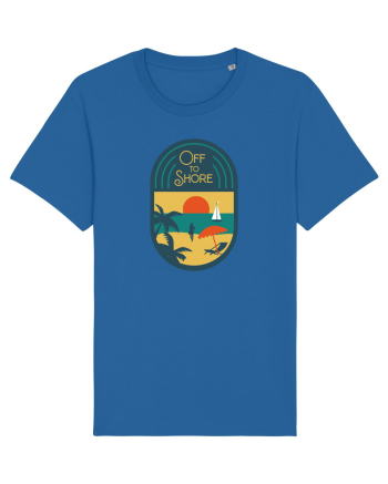 Retro Off To Shore Royal Blue