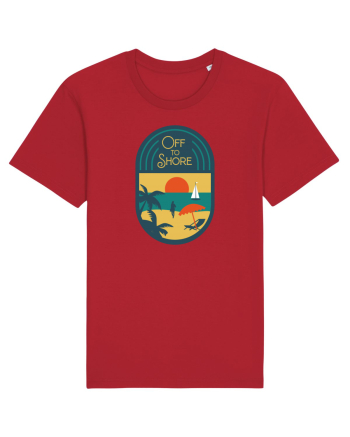 Retro Off To Shore Red