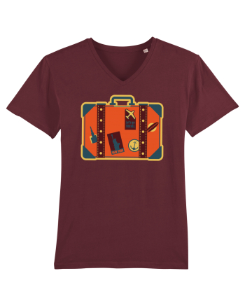 Retro Vacation Is On The Horizon Burgundy