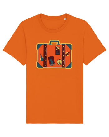 Retro Vacation Is On The Horizon Bright Orange