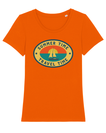 Vacation Is On The Horizon Bright Orange
