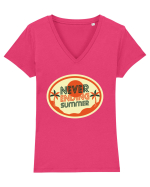 Never Ending  Summer Tricou mânecă scurtă guler V Damă Evoker