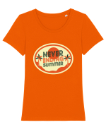 Never Ending  Summer Tricou mânecă scurtă guler larg fitted Damă Expresser