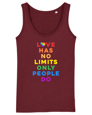 Love has no limits  Burgundy