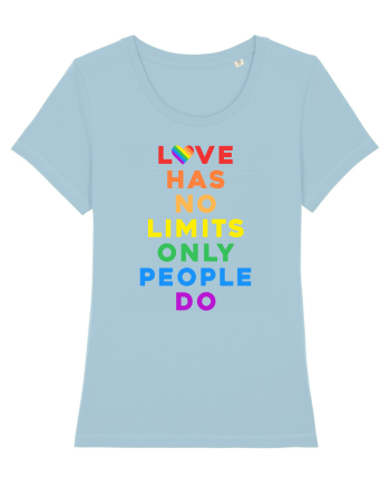 Love has no limits  Sky Blue
