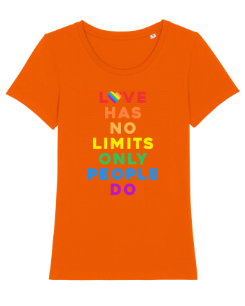 Love has no limits  Bright Orange