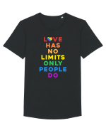 Love has no limits  Tricou mânecă scurtă guler larg Bărbat Skater