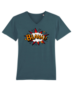 Blana Tricou mânecă scurtă guler V Bărbat Presenter