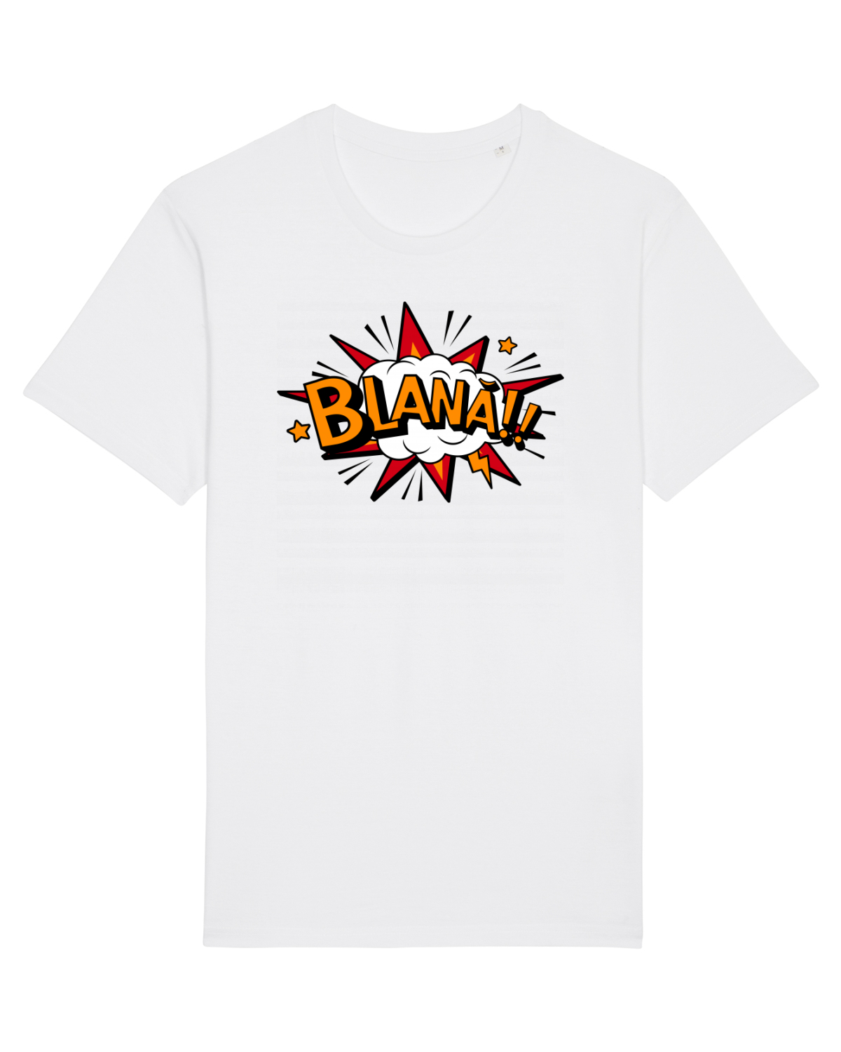 Tricou mânecă scurtă Unisex Rocker White