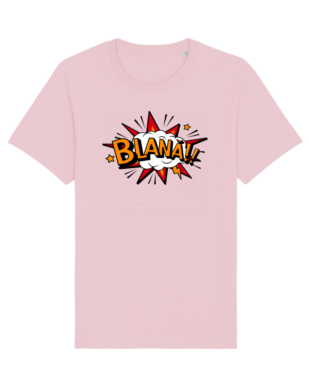 Tricou mânecă scurtă Unisex Rocker Cotton Pink