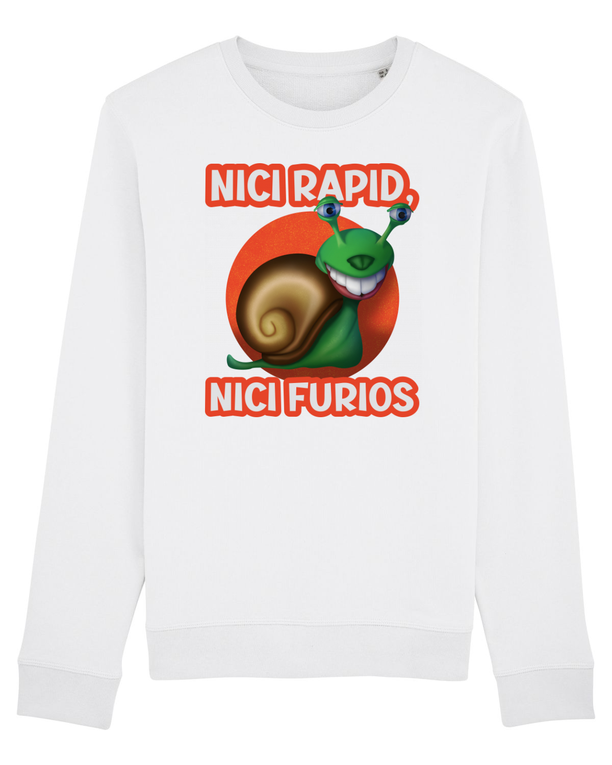 Bluză mânecă lungă Unisex Rise White