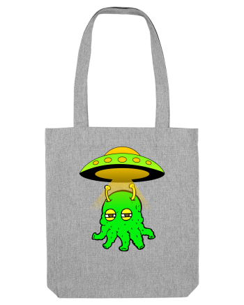 Funny Alien Heather Grey
