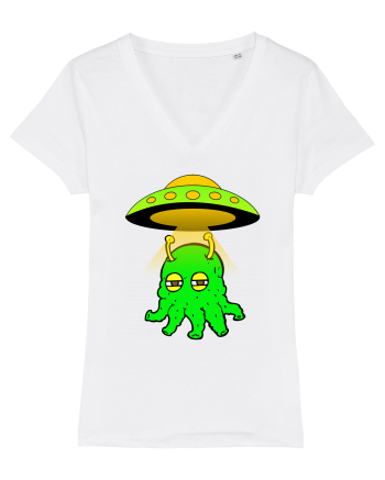 Funny Alien White