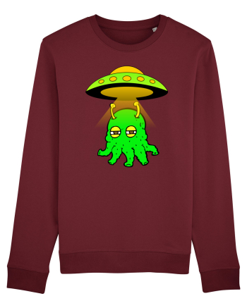 Funny Alien Burgundy