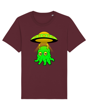 Funny Alien Burgundy