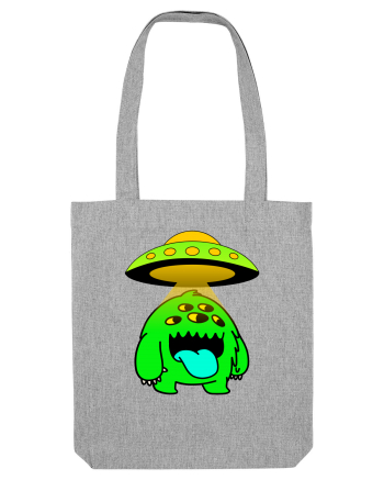 Funny Alien Heather Grey