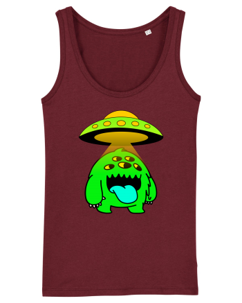 Funny Alien Burgundy