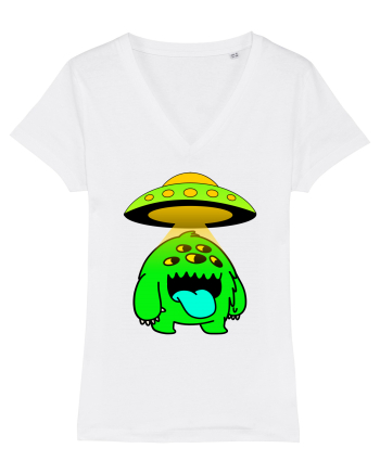 Funny Alien White
