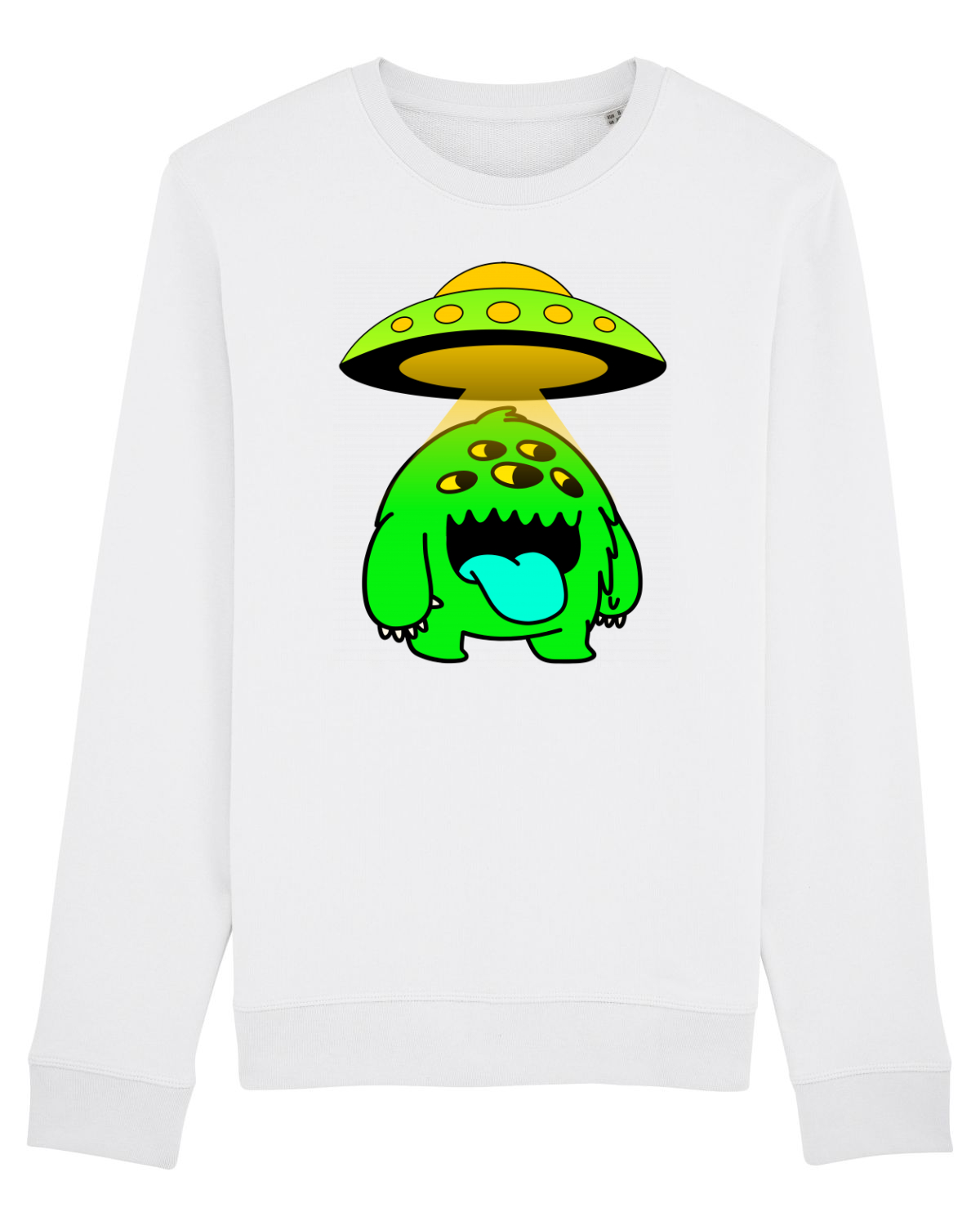 Bluză mânecă lungă Unisex Rise White