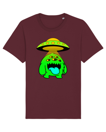 Funny Alien Burgundy