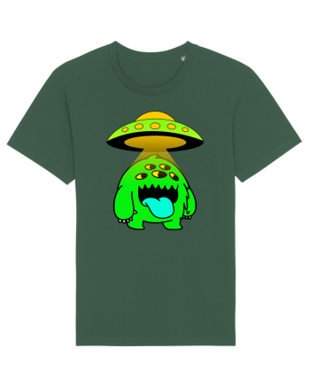 Funny Alien Bottle Green