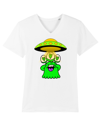 Funny Alien White