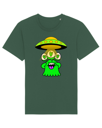 Funny Alien Bottle Green