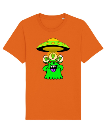 Funny Alien Bright Orange