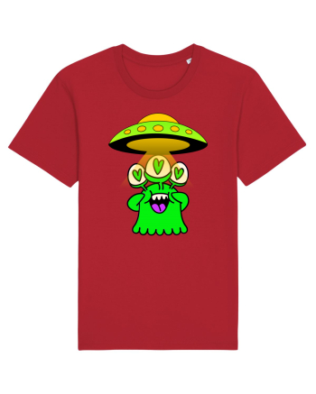 Funny Alien Red