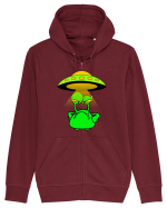 Funny Alien Hanorac cu fermoar Unisex Connector